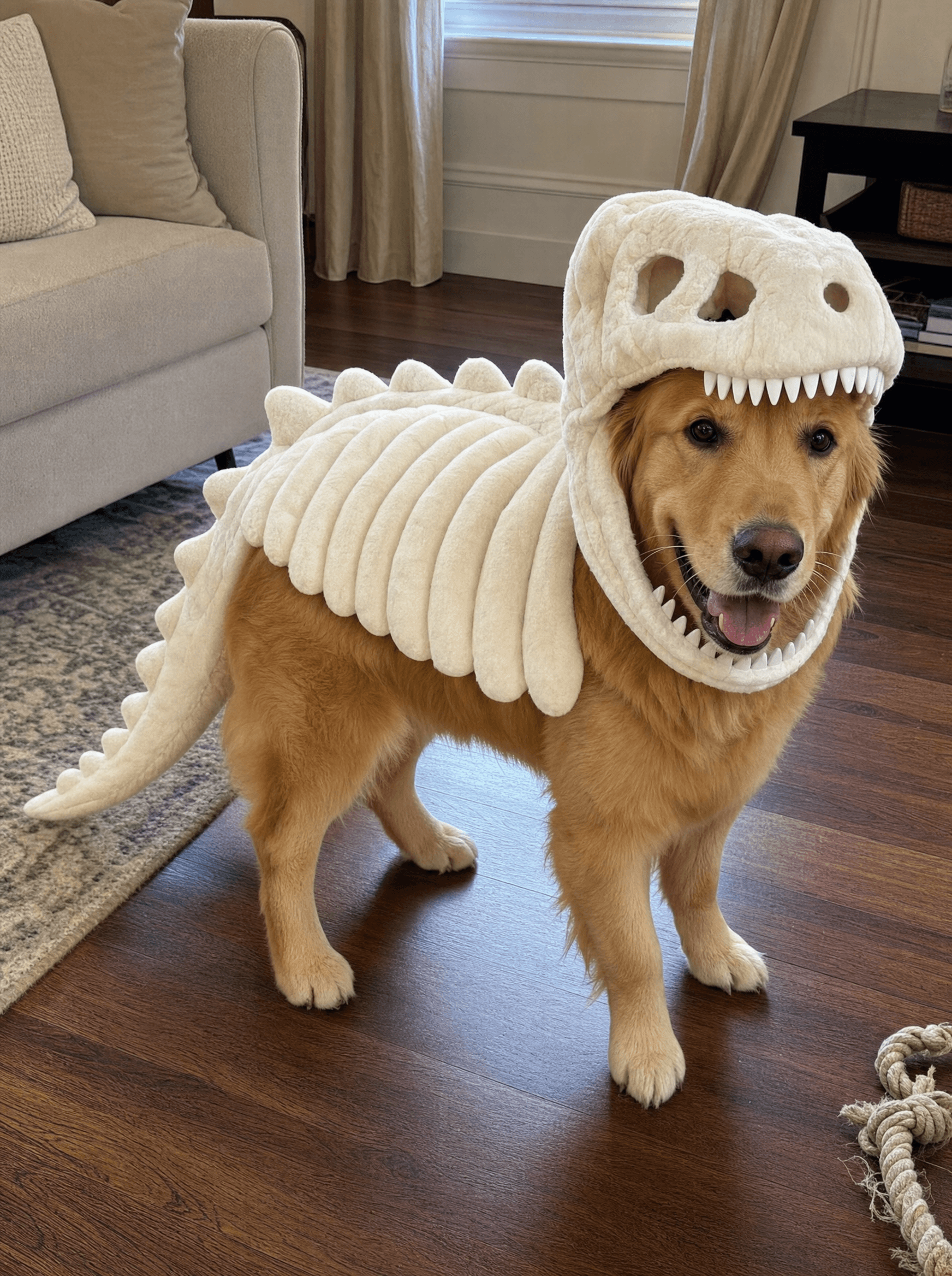 Dino Skeleton Glow Suit
